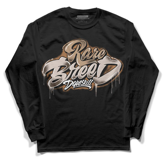 Jordan 3 Retro Palomino DopeSkill Long Sleeve T-Shirt Rare Breed Type Graphic Streetwear - Black