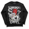 Jordan 1 Low OG “Shadow” DopeSkill Long Sleeve T-Shirt Stay It Busy Graphic Streetwear - Black