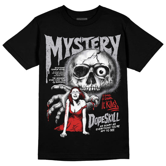 Jordan 13 “Wolf Grey” DopeSkill T-Shirt Mystery Ghostly Grasp Graphic Streetwear - Black