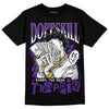 Jordan 3 Retro Dark Iris DopeSkill T-Shirt Sorry I've Been Trappin Graphic Streetwear - Black