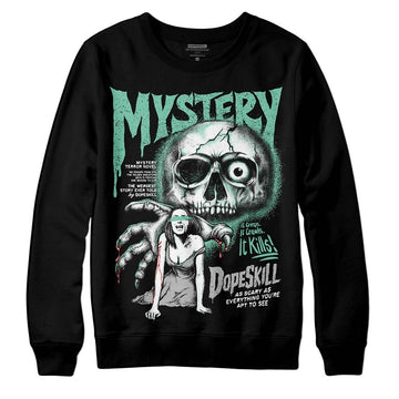 Jordan 3 "Green Glow" DopeSkill Sweatshirt Mystery Ghostly Grasp Graphic Streetwear - Black