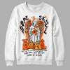 Jordan 12 Retro Brilliant Orange DopeSkill Sweatshirt Angels Graphic Streetwear - White 