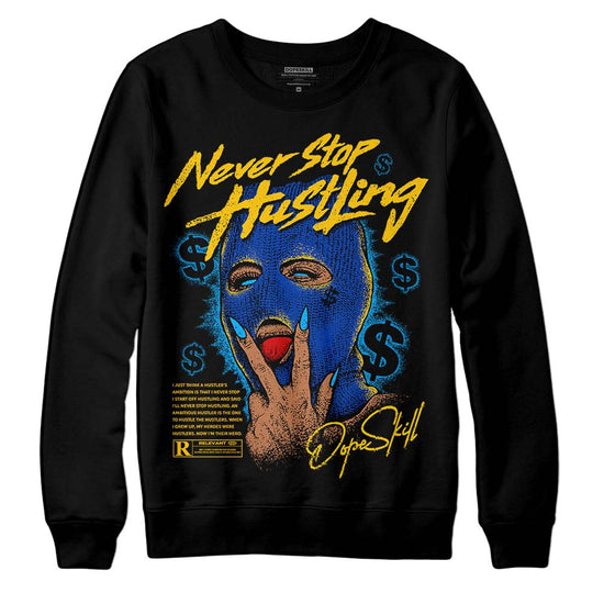 Jordan 14 “Laney”  DopeSkill Sweatshirt Never Stop Hustling Graphic Streetwear - Black