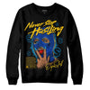 Jordan 14 “Laney”  DopeSkill Sweatshirt Never Stop Hustling Graphic Streetwear - Black