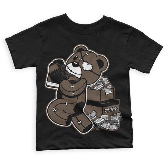 Jordan 1 Retro High OG Palomino DopeSkill Toddler Kids T-shirt Bear Steals Sneaker Graphic Streetwear - Black