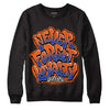 Dunk Low Futura Orange Blaze DopeSkill Sweatshirt Never Forget Loyalty Graphic Streetwear - Black