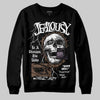 A Ma Maniére x Air Jordan 4 “Dark Mocha” DopeSkill Sweatshirt Jealousy Graphic Streetwear - Black