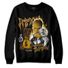 Jordan 13 Wheat 2023 DopeSkill Sweatshirt Drip'n Never Tripp'n Graphic Streetwear - Black