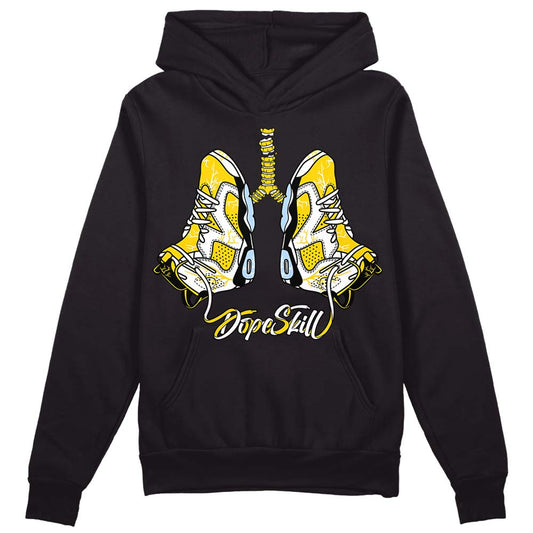 Jordan 6 “Yellow Ochre” DopeSkill Hoodie Sweatshirt Breathe Graphic Streetwear - Black