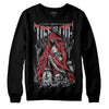 Jordan 4 “Bred Reimagined” DopeSkill Sweatshirt Life or Die Graphic Streetwear - Black