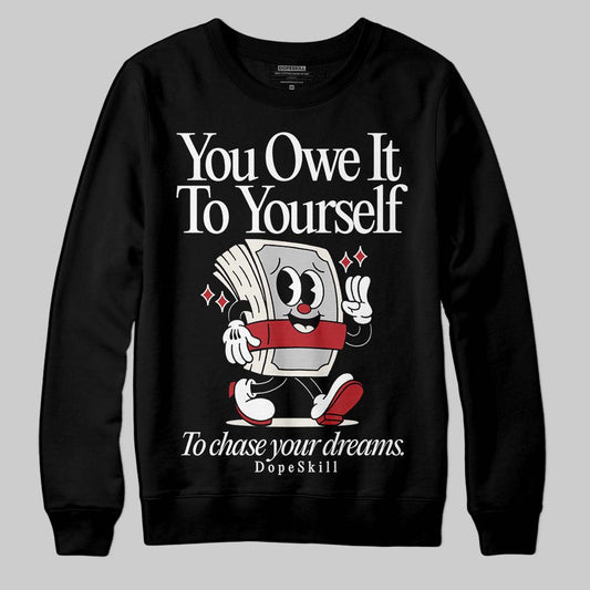 Nigel Sylvester x Jordan 1 Low OG “Nitro” DopeSkill Sweatshirt Owe It To Yourself Graphic Streetwear - Black