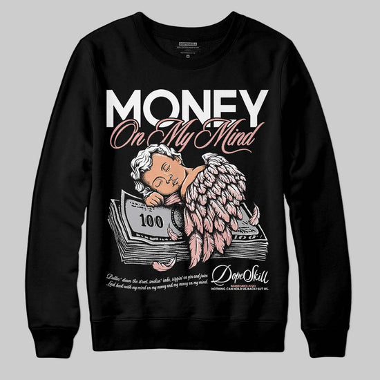 Jordan 1 Low OG “Rust Pink” DopeSkill Sweatshirt MOMM Graphic Streetwear - Black