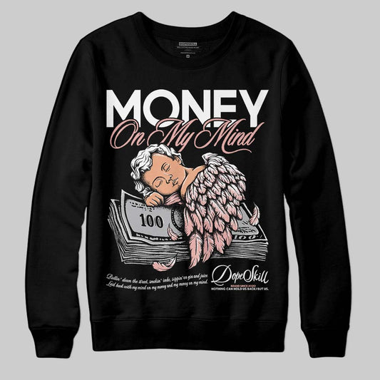 Jordan 1 Low OG “Rust Pink” DopeSkill Sweatshirt MOMM Graphic Streetwear - Black