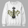 Jordan 4 Retro SE Craft Medium Olive DopeSkill Sweatshirt Queen Chess Graphic Streetwear - White 