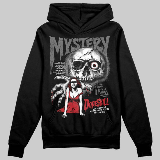 Jordan 4 “Black Cat” (2025) DopeSkill Hoodie Sweatshirt Mystery Ghostly Grasp Graphic Streetwear - Black