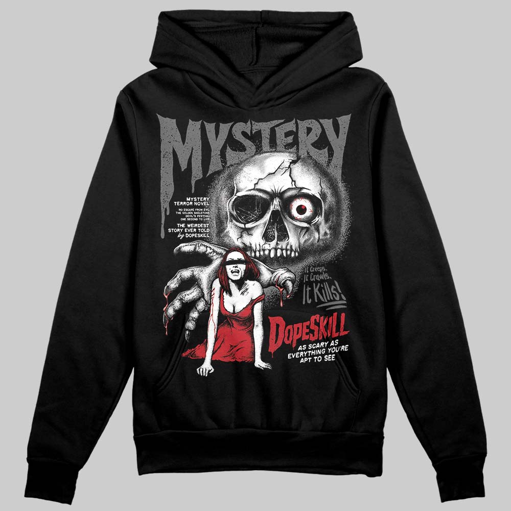 Jordan 4 “Black Cat” (2025) DopeSkill Hoodie Sweatshirt Mystery Ghostly Grasp Graphic Streetwear - Black