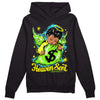 Neon Green Sneakers DopeSkill Hoodie Sweatshirt Heaven Sent Graphic Streetwear - Black