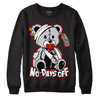 Jordan 2 Retro "Black Cement" DopeSkill Sweatshirt Hurt Bear Graphic Streetwear - Black