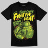 Neon Green Sneakers DopeSkill T-Shirt Fight For Right Graphic Streetwear - Black