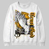 Jordan 12 Retro Black Taxi DopeSkill Sweatshirt Trust God Graphic Streetwear - White