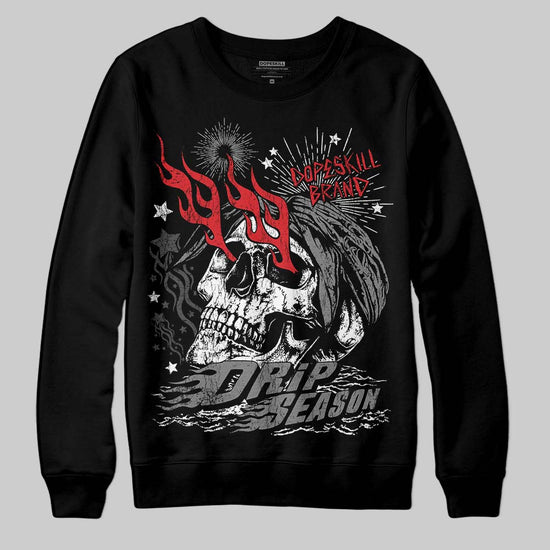 Jordan 10 Retro Shadow (2025) DopeSkill Sweatshirt Drip Season Graphic Streetwear - Black