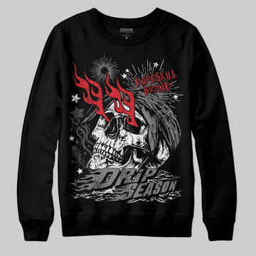 Jordan 10 Retro Shadow (2025) DopeSkill Sweatshirt Drip Season Graphic Streetwear - Black