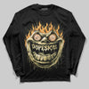 Olive Sneakers DopeSkill Long Sleeve T-Shirt Hellfire Graphic Streetwear - Black