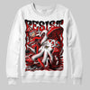 Jordan 9 Chile Red DopeSkill Sweatshirt Resist Graphic Streetwear - White