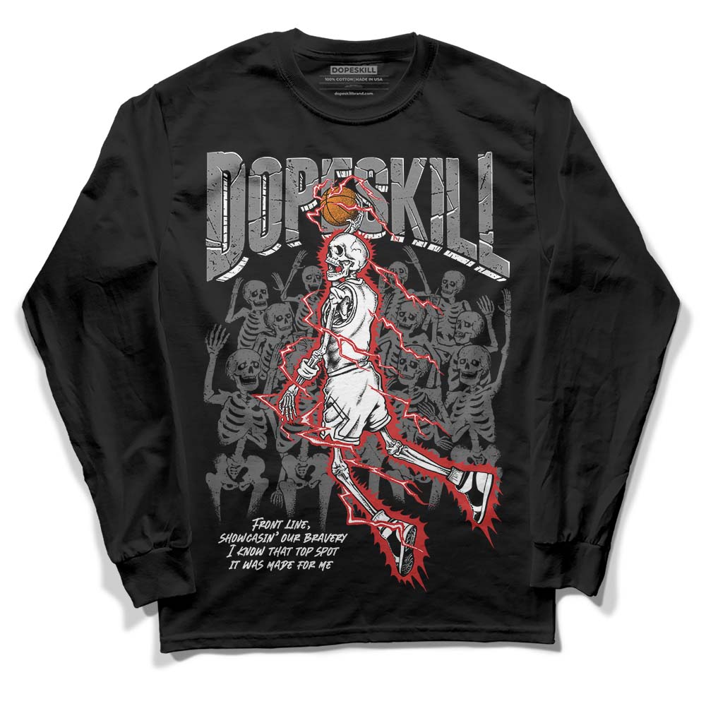 Jordan 1 High OG “Black/White” DopeSkill Long Sleeve T-Shirt Thunder Dunk  Graphic Streetwear - Black