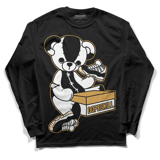 Jordan 11 "Gratitude" DopeSkill Long Sleeve T-Shirt Sneakerhead BEAR Graphic Streetwear - Black 