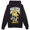 Jordan 4 Retro “Vivid Sulfur” DopeSkill Hoodie Sweatshirt Stay High Graphic Streetwear - Black