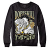 Jordan 5 Jade Horizon DopeSkill Sweatshirt Sorry I've Been Trappin Graphic Streetwear - Black