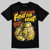 Yellow Sneakers DopeSkill T-Shirt Fight For Right Graphic Streetwear - Black