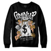 Jordan 11 "Gratitude" DopeSkill Sweatshirt Money Bag Coming Up Graphic Streetwear  - Black 