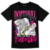 Jordan 1 Low GS “Fierce Pink” Dopeskill T-Shirt Sorry I've Been Trappin Graphic Streetwear - Black