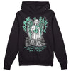 Jordan 3 "Green Glow" DopeSkill Hoodie Sweatshirt Angels Graphic Streetwear - Black