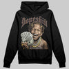 A Ma Maniére x Air Jordan 4 “Dark Mocha” DopeSkill Hoodie Sweatshirt Money Loves Me Graphic Streetwear - Black