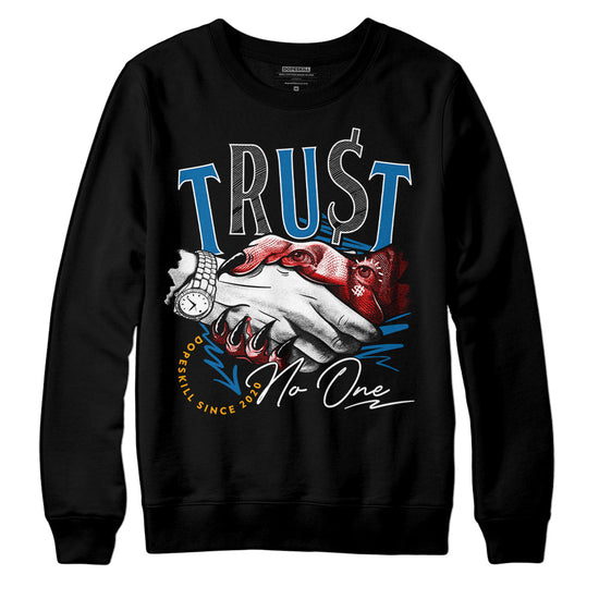 Jordan 4 Retro GS 'Messy Room' DopeSkill Sweatshirt Trust No One Graphic Streetwear - Black