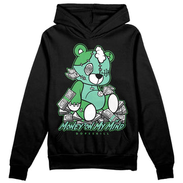 Jordan 1 High OG Green Glow DopeSkill Hoodie Sweatshirt MOMM Bear Graphic Streetwear - Black