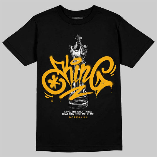 Dunk Low Championship Goldenrod (2021) DopeSkill T-Shirt King Chess Graphic Streetwear - Black