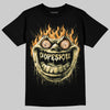 Olive Sneakers DopeSkill T-Shirt Hellfire Graphic Streetwear - Black