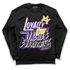 Jordan 12 “Field Purple” DopeSkill Long Sleeve T-Shirt LOVE Graphic Streetwear - Black