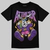 PURPLE Sneakers DopeSkill T-Shirt At The Top Graphic Streetwear - Black
