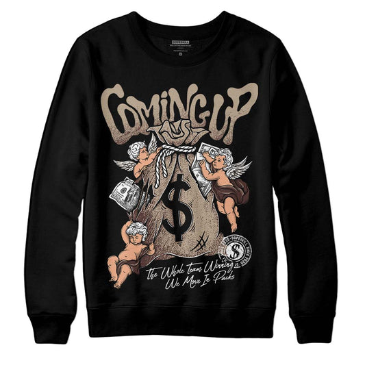Jordan 1 High OG “Latte” DopeSkill Sweatshirt Money Bag Coming Up Graphic Streetwear - Black