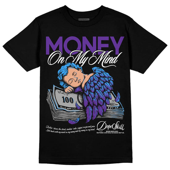 Jordan 3 Retro Dark Iris DopeSkill T-Shirt MOMM Graphic Streetwear - Black