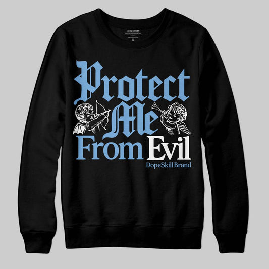 Jordan 12 Retro 'Melo' DopeSkill Sweatshirt Protect Me From Evil Graphic Streetwear - Black