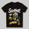 Black and White Sneakers DopeSkill Toddler Kids T-shirt Self Made Graphic Streetwear - Black