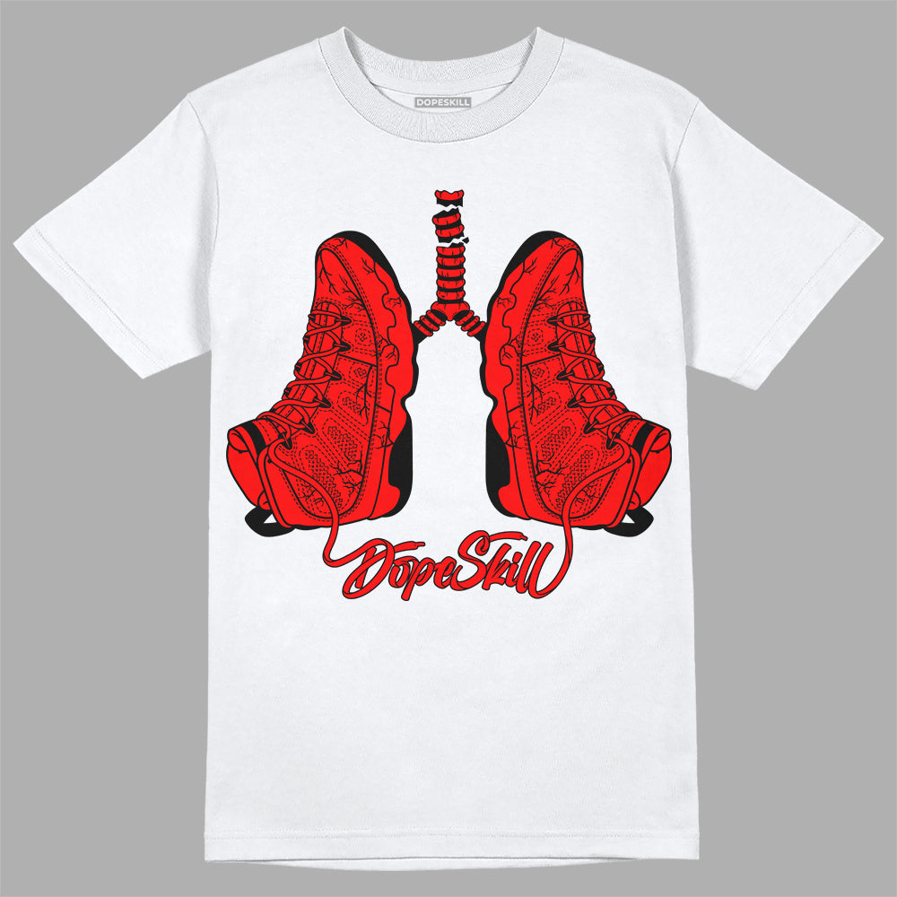 Jordan 9 Chile Red DopeSkill T-Shirt Breathe Graphic Streetwear - White 