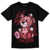 Valentine's Day Collection DopeSkill T-Shirt Smile Through The Pain Graphic Streetwear - Black