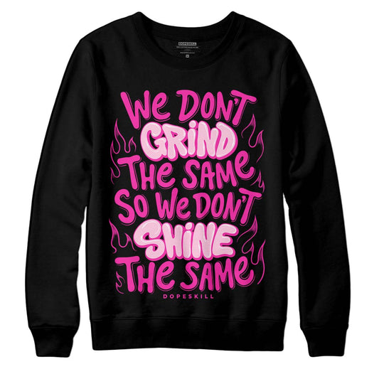 Pink Sneakers DopeSkill Sweatshirt Grind Shine Graphic Streetwear - Black